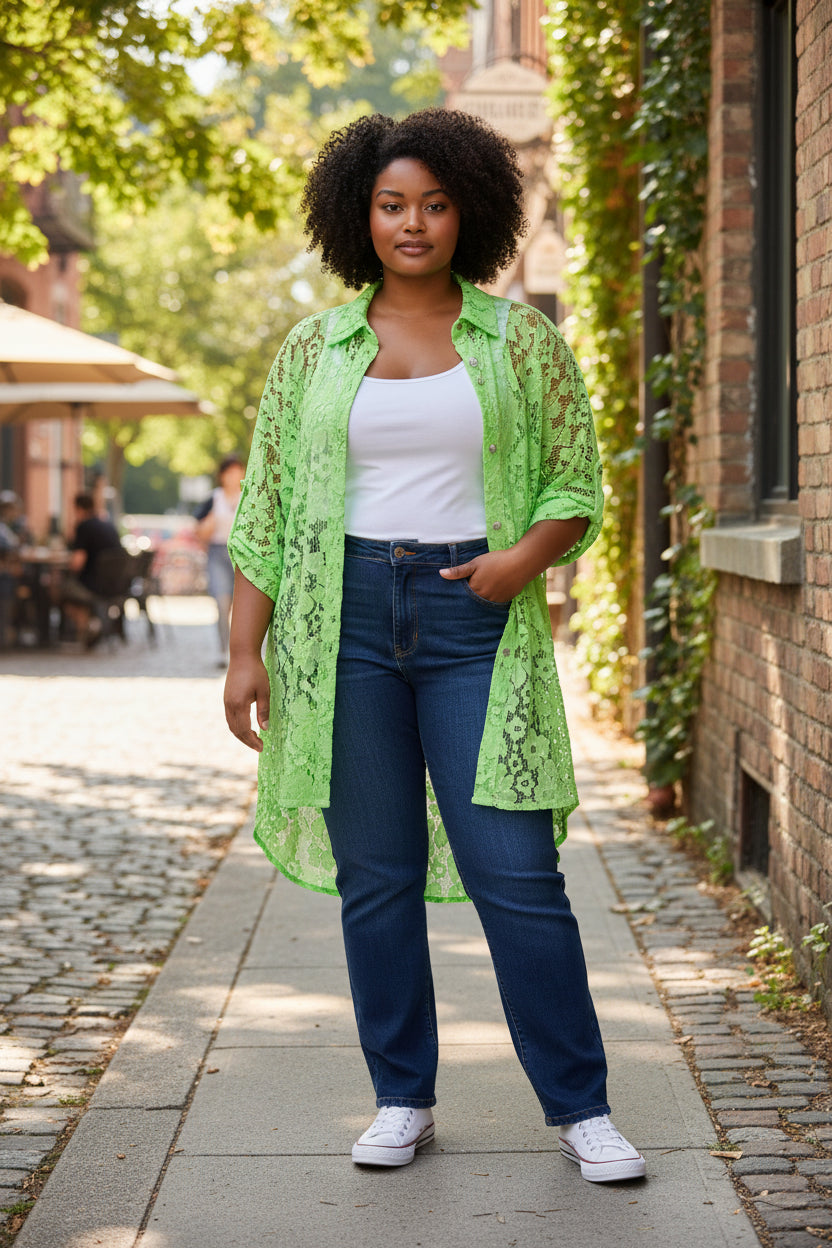 Chemise dentelle Mobelle