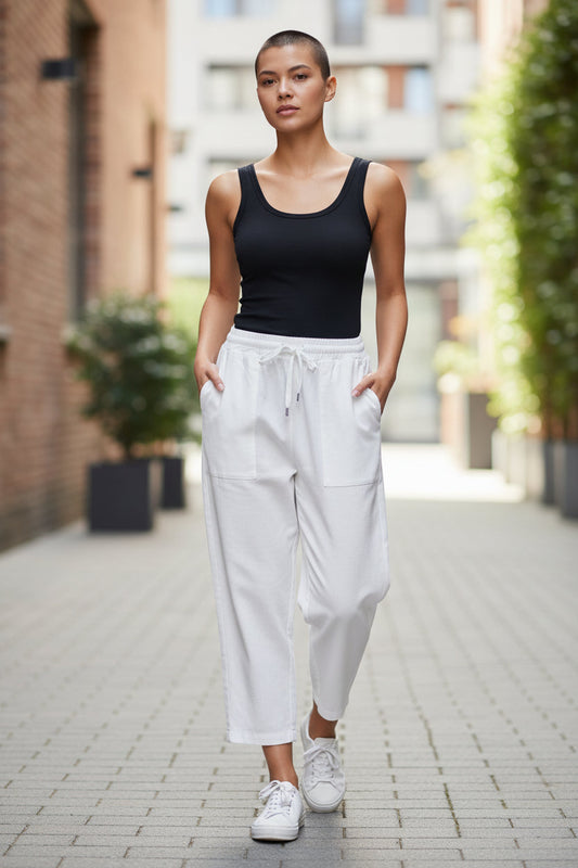 Pantalon blanc Mobelle