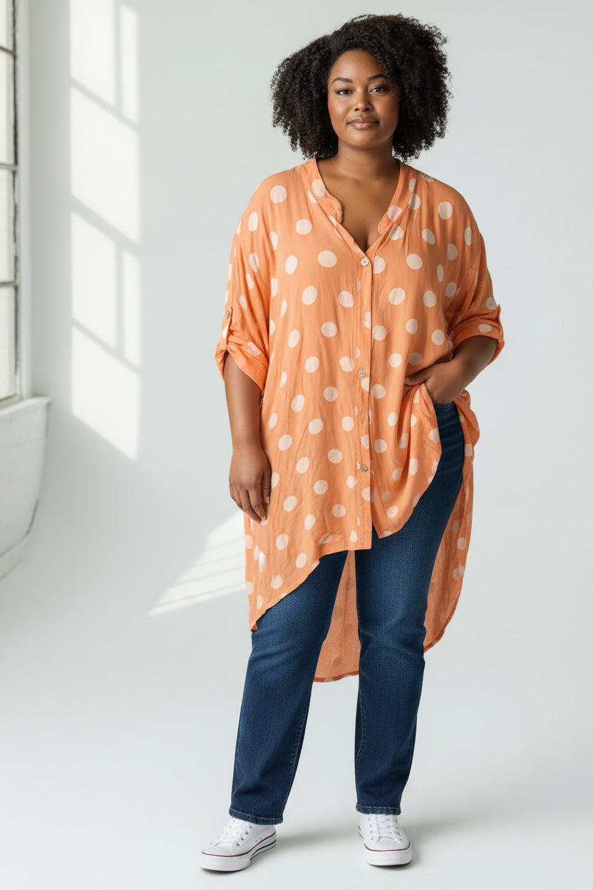Tunique à pois Mobelle