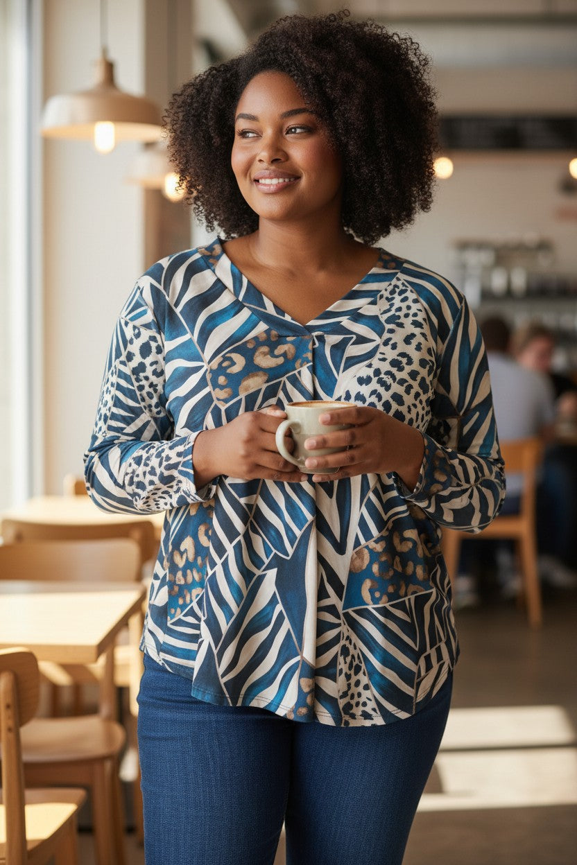 Tunique géométrique Mobelle