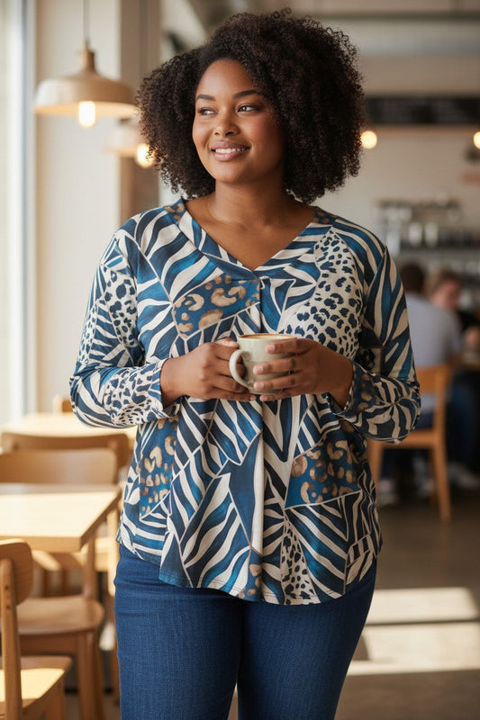 Tunique géométrique Mobelle