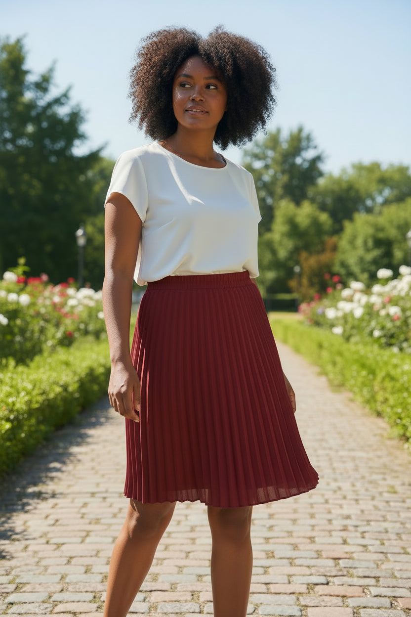 Jupe plissée Mobelle