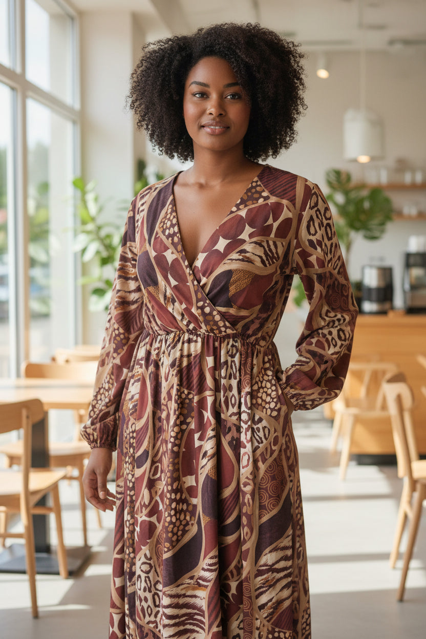 Robe à motifs Mobelle