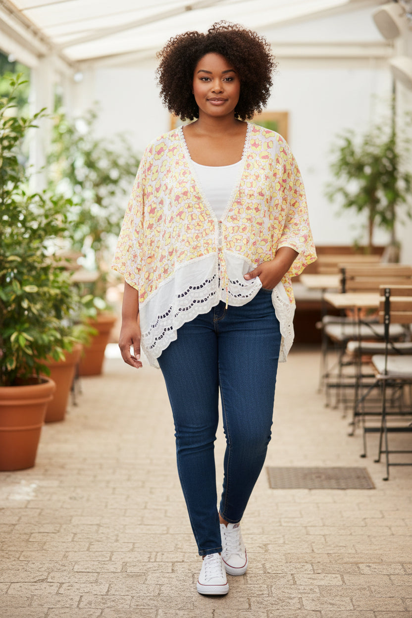 Gilet floral Mobelle