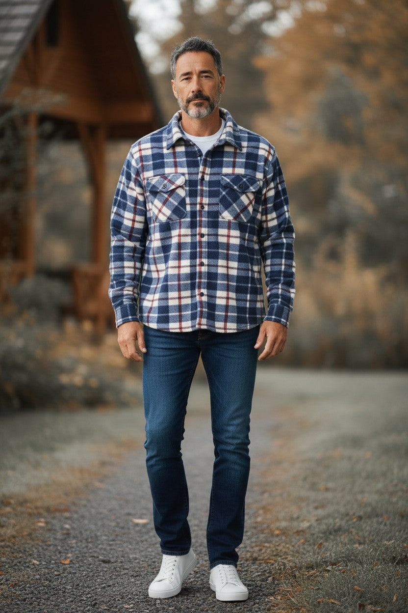 Veste à carreaux Mobelle