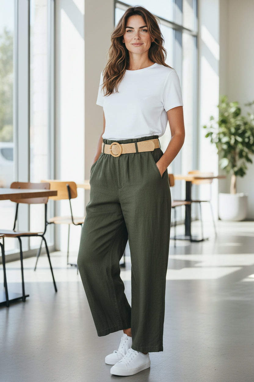 Pantalon ceinture Mobelle