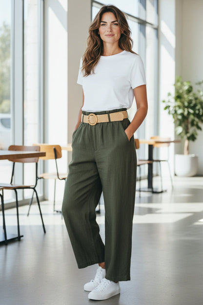 Pantalon ceinture Mobelle