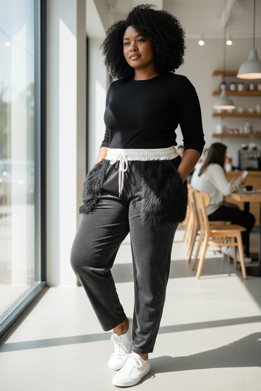 Pantalon velour Mobelle