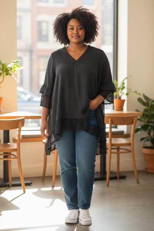 Tunique bas dentelle Mobelle