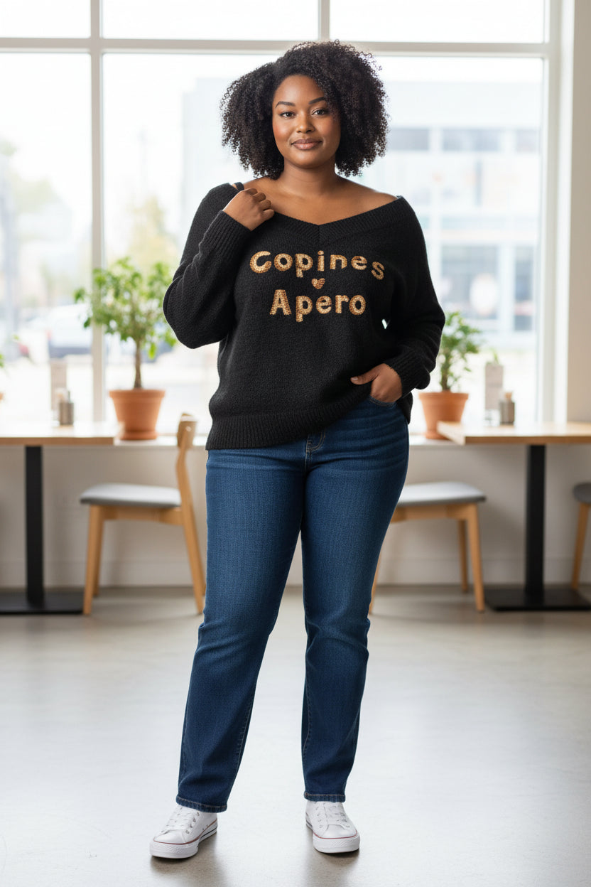 Pull copines & apéro Mobelle