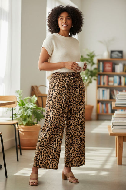 Pantalon léopard Mobelle