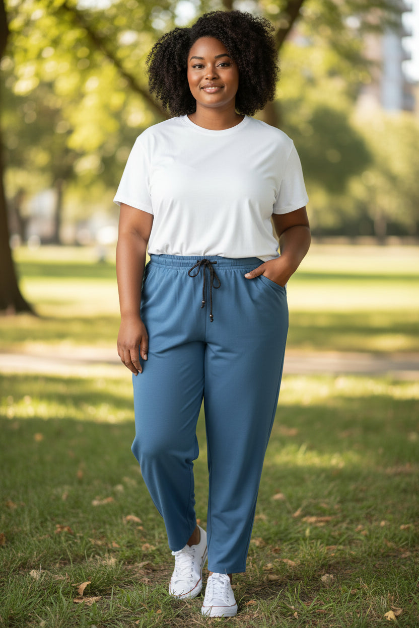 Pantalon bleu Mobelle