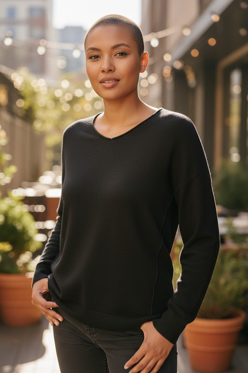 Pull col arrondi Mobelle