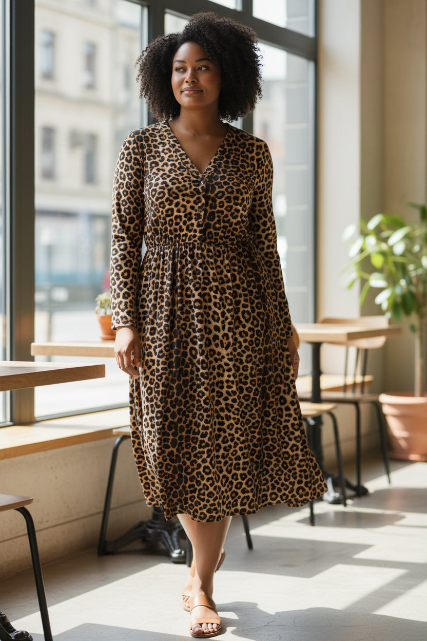 Robe léopard Mobelle