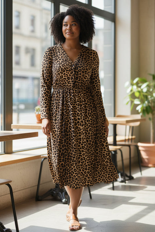 Robe léopard Mobelle