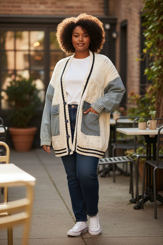 Veste bi couleur Mobelle