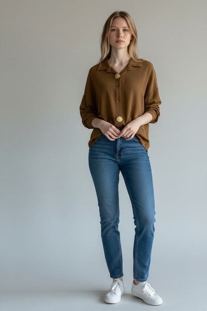 Chemise Marron Mobelle