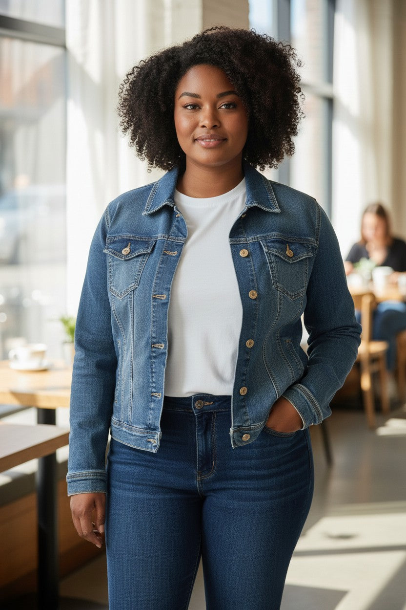Veste en jean Mobelle