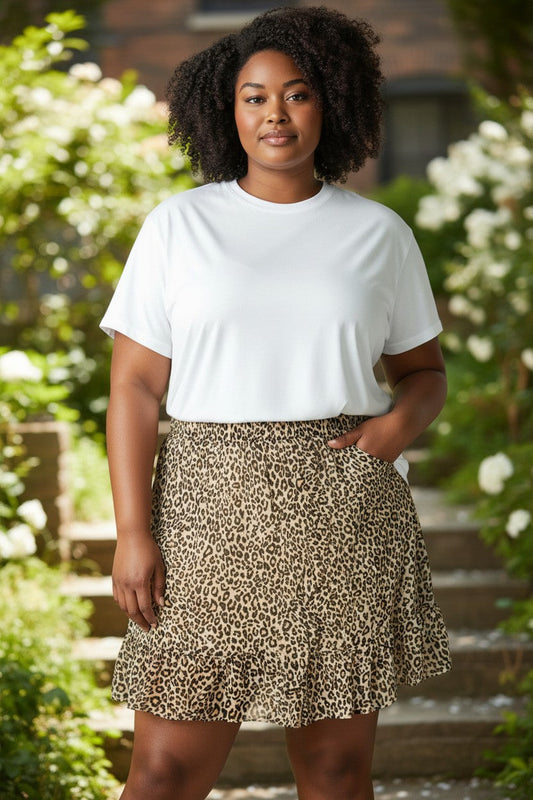 Jupe léopard Mobelle