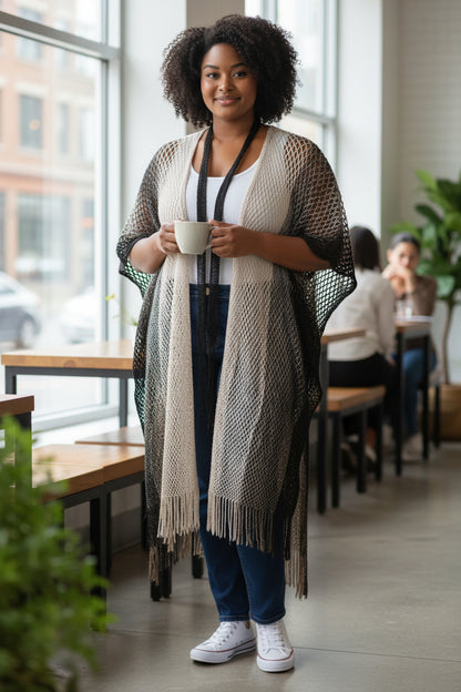 Gilet overisze dégradé